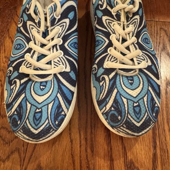 Rocker Bottom Sneakers 39 Blue Bohemian Womens 8.5 Breathable Swing Platform - Picture 13 of 15